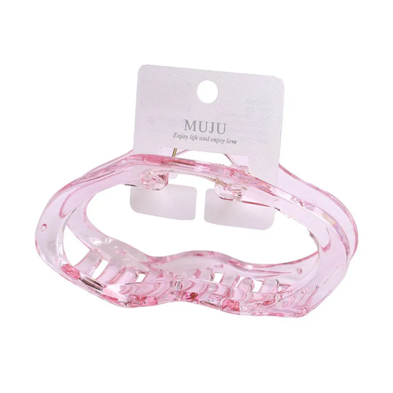 10PCS High-end feel hair accessory tag cloud large hair clip, elegant ice-clear back-of-the-head shark clip, suitable for thick hair