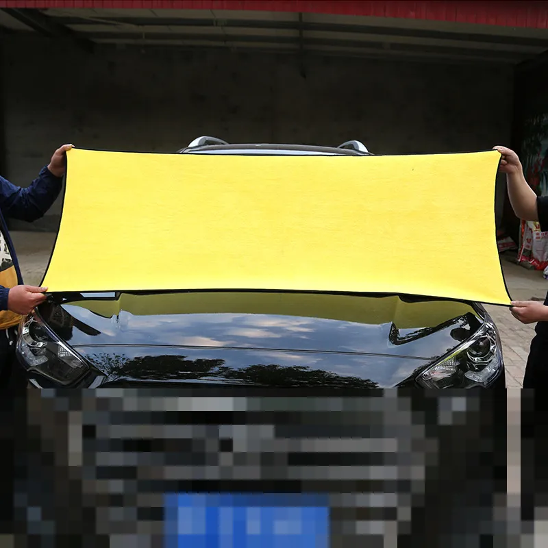 5 PCS Thick Lint & Streak-Free Multipurpose Cloths Automotive Microfibre Towels for Car Bike Cleaning Polishing Washing & Detailing. Yellow-6