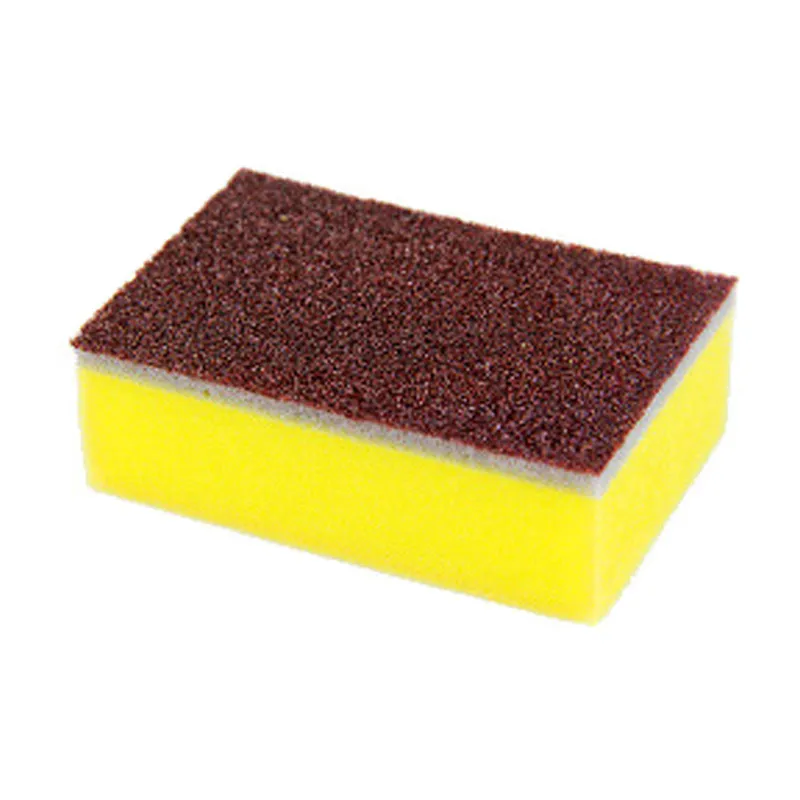 10 PCS Dishwashing sponge for kitchen cleaning, diamond abrasive sponge, pot scrubber, high-density sponge block, rust removal