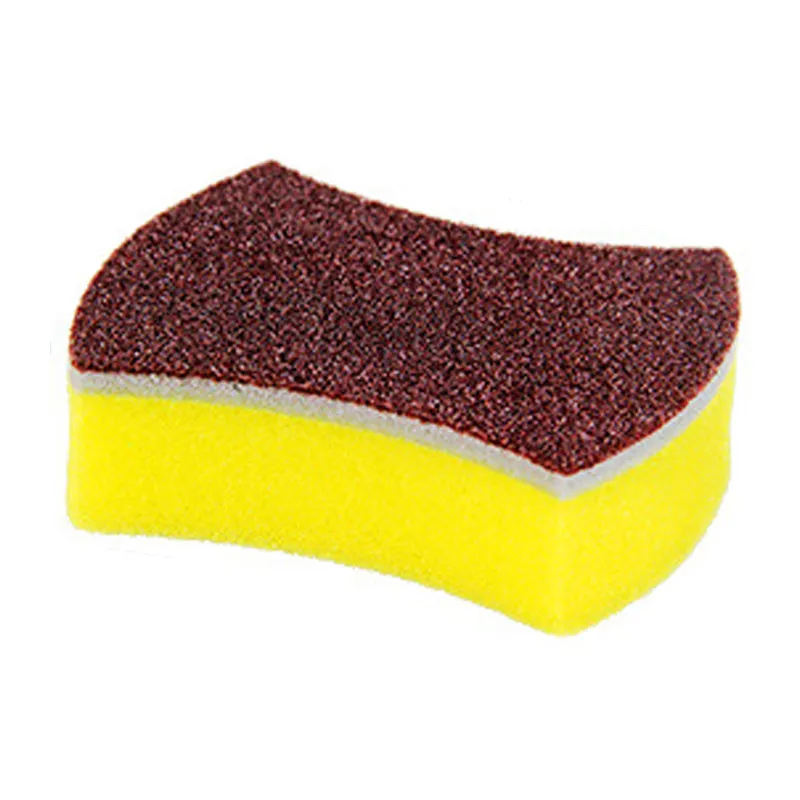 10 PCS Dishwashing sponge for kitchen cleaning, diamond abrasive sponge, pot scrubber, high-density sponge block, rust removal