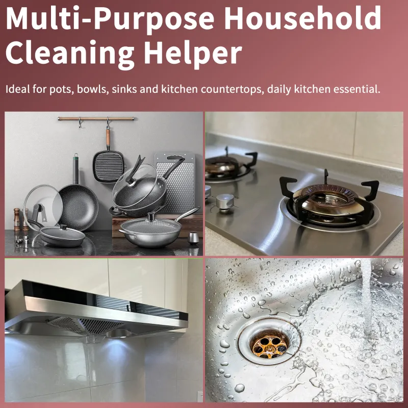 100 CM Diamond sponge scrubber kitchen cleaning supplies for washing dishes and pots, rust removal and abrasive sponge block Brown-5