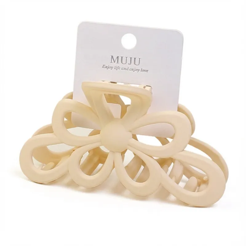 10PCS Large Bow Hair Clip with Tag, Boutique-Style Hair Accessory, Premium Matte Hair Clip, Shark Clip for the Back of the Head