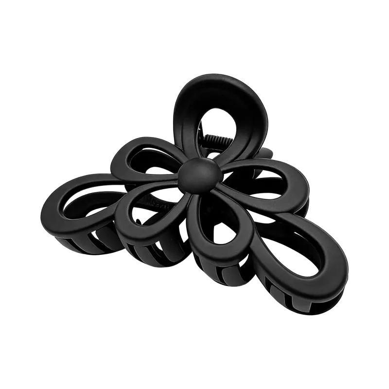 10PCS Large Bow Hair Clip with Tag, Boutique-Style Hair Accessory, Premium Matte Hair Clip, Shark Clip for the Back of the Head Purple
