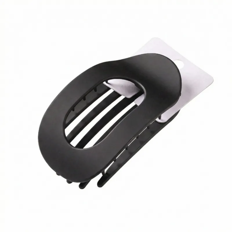 10PCS Vintage high-fashion curved hairpin clip, elegant duckbill clip for the back of the head, large shark clip, big hair claw Black 