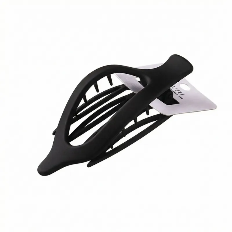 10PCS Vintage high-fashion curved hairpin clip, elegant duckbill clip for the back of the head, large shark clip, big hair claw Black 