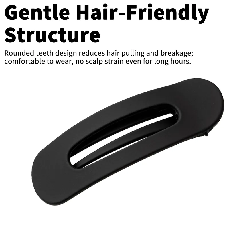 10PCS Vintage high-fashion curved hairpin clip, elegant duckbill clip for the back of the head, large shark clip, big hair claw Brown-4