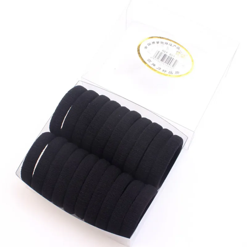 12 BOXES Big size Exquisite boxed seamless hair ties with high elasticity, gentle on hair, seamless towel hair bands