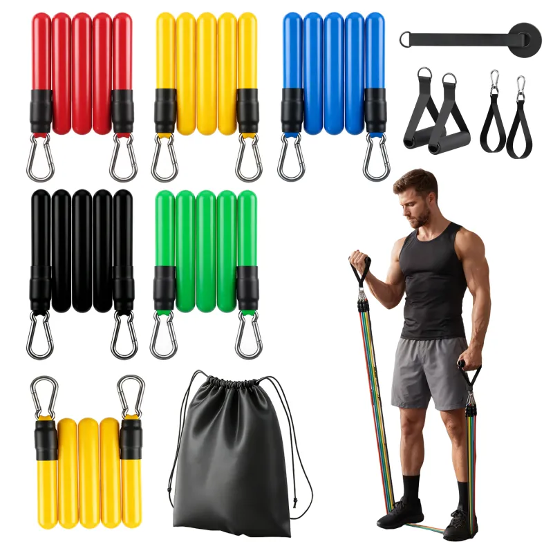 12-piece resistance bands kit