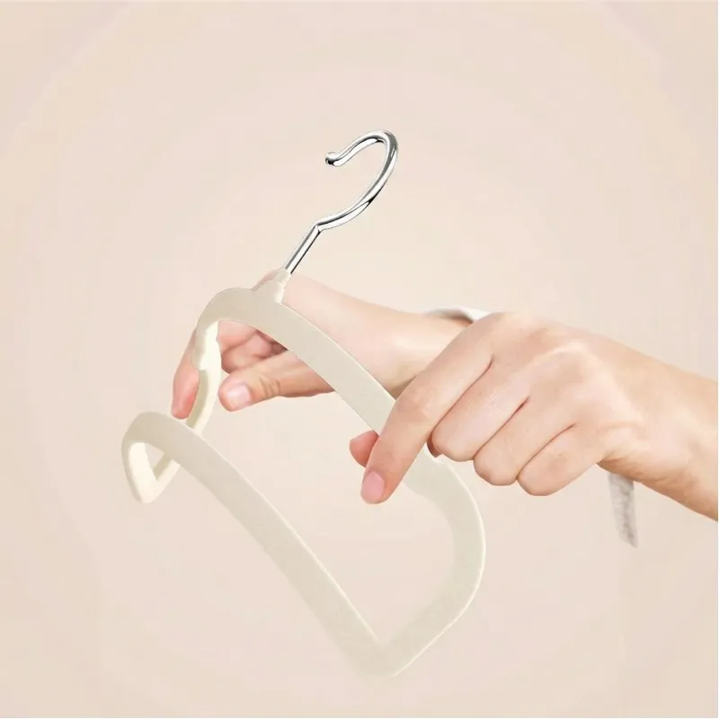 12PCS 35cm Extra Strong Trouser Clothes Hangers, Space Saving Non-Slip Pants Hanger for Suit, Dress White-2