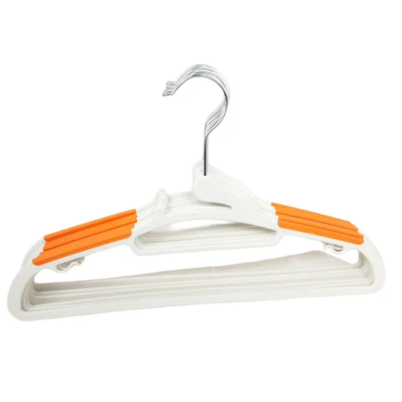 12PCS Heavy Duty Non-Slip Clothes Hangers with Space-Saving Design, Super Lightweight Durable Hangers for Wardrobe, Multi-Purpose Use for Coats, Dresses, Pants & More