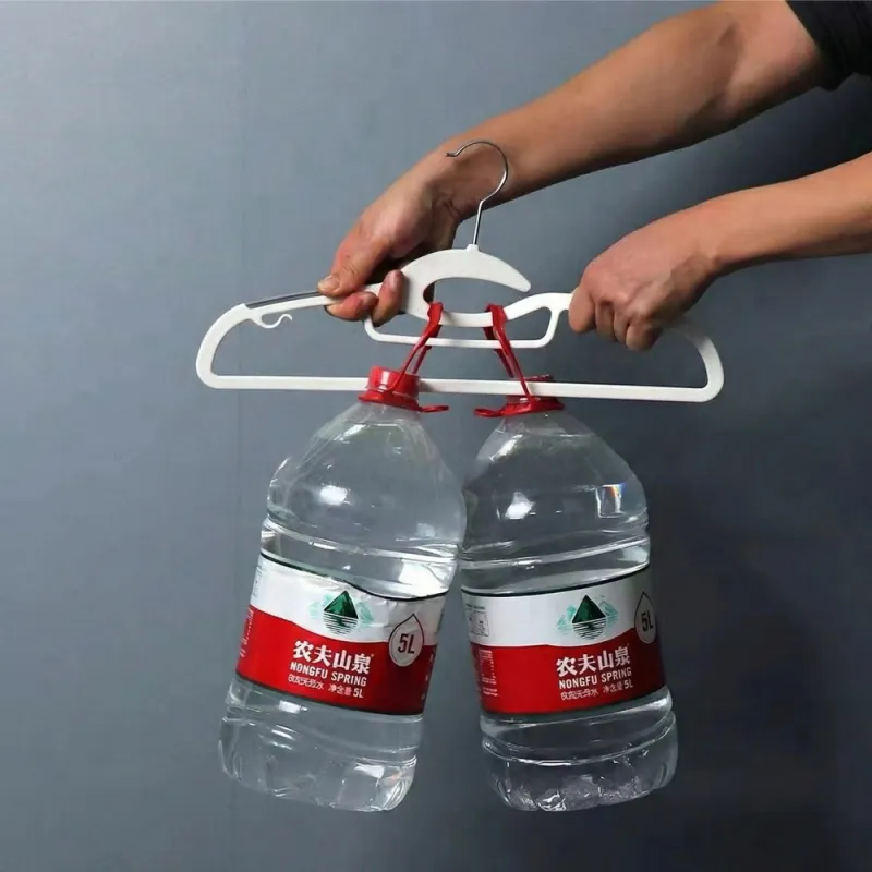 12pcs Plastic Clothes Hangers Dry Wet Hangers Space Saving Clothes Hangers, Durable Clothes Hangers with Non-Slip Pads, Clothes Hanger for Bedroom Closet Wardrobe for Shirts, Pants, Scarves Gray-4