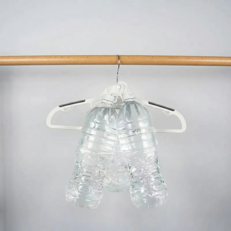 12PCS Plastic Hangers Heavy Duty Clothes Hangers with Non-Slip Pads Space Saving 0.2