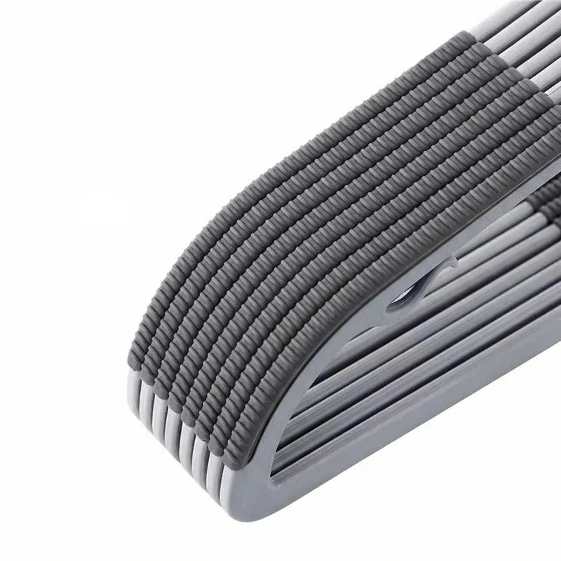 12PCS Plastic Hangers Heavy Duty Clothes Hangers with Non-Slip Pads Space Saving 0.2