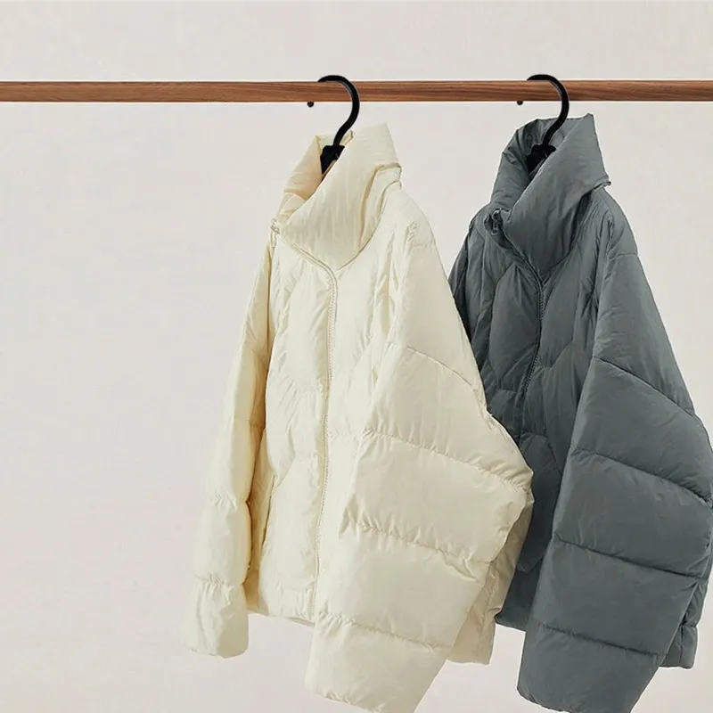 12PCS Space Saving Foldable Clothes Hanger Clothing Drying Hanger with Anti-Slip Groove for Home Travel Outdoor Camping Hiking Black-3