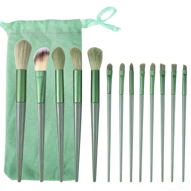 13-Piece Makeup Brush Set, for Loose Powder, Concealer, Eyeshadow, Blush, and Foundation - Complete Beauty Tool Kit