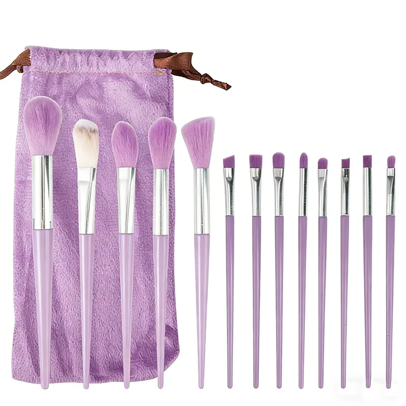 13-Piece Makeup Brush Set, for Loose Powder, Concealer, Eyeshadow, Blush, and Foundation - Complete Beauty Tool Kit