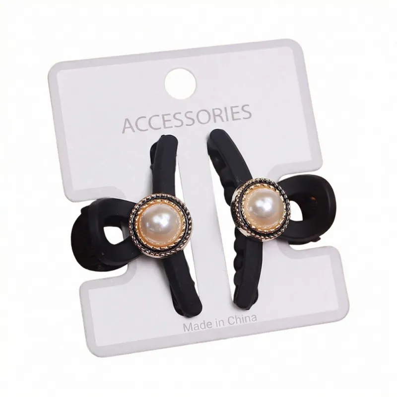 20Pcs High-end Chanel-style hair accessory for styling camellia small claw clips, elegant semi-up hair, shark clips, side bangs hairpin