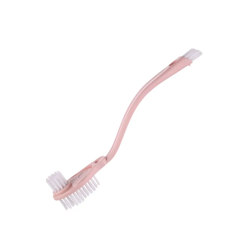 3 in 1 Plastic Soft Bristle Brush, Three-Head Shoe Brush, Laundry Brush, Small Scrub Brush