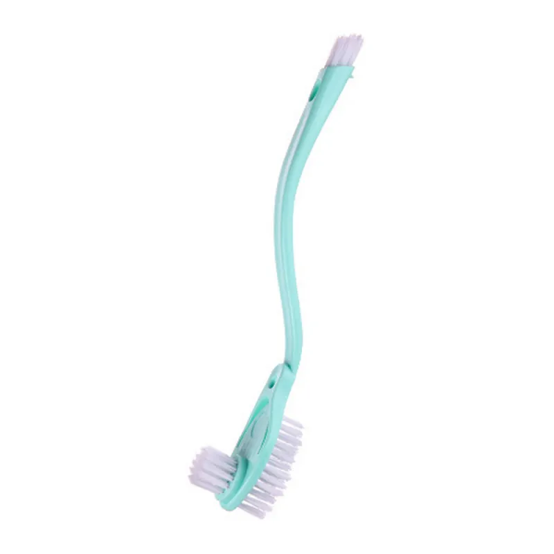 3 in 1 Plastic Soft Bristle Brush, Three-Head Shoe Brush, Laundry Brush, Small Scrub Brush