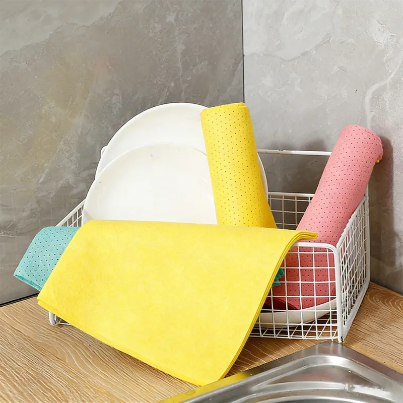3 PCS New German-style oleophobic dishcloth, thickened, highly absorbent, lint-free, non-stick, dishwashing cloth. Mixed-4