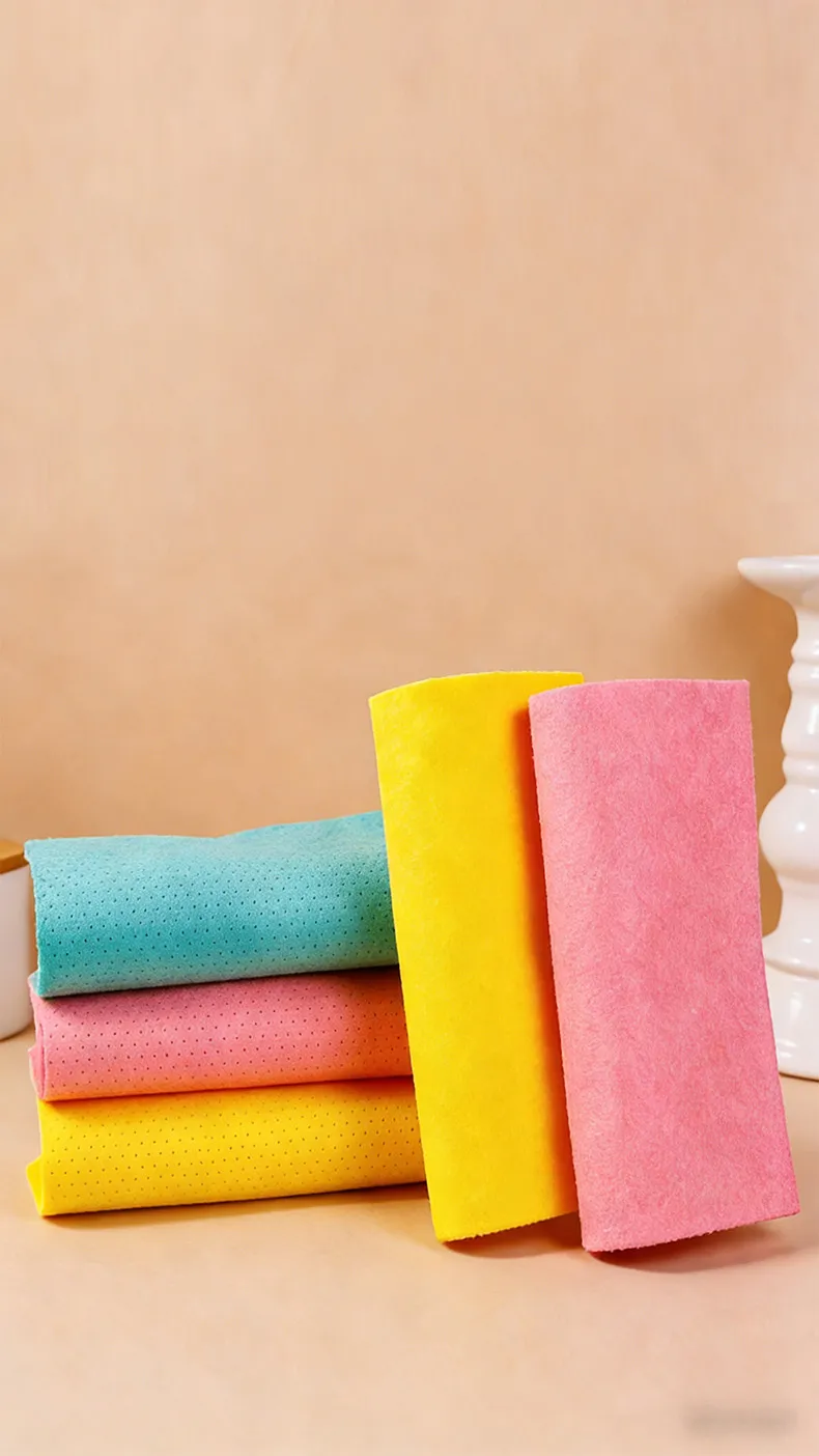 3 PCS New German-style oleophobic dishcloth, thickened, highly absorbent, lint-free, non-stick, dishwashing cloth. Mixed-1