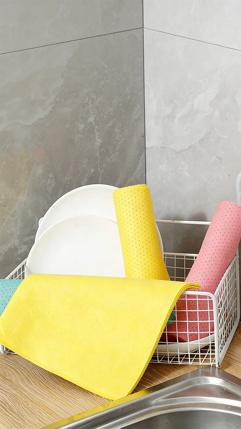 3 PCS New German-style oleophobic dishcloth, thickened, highly absorbent, lint-free, non-stick, dishwashing cloth. Mixed-3
