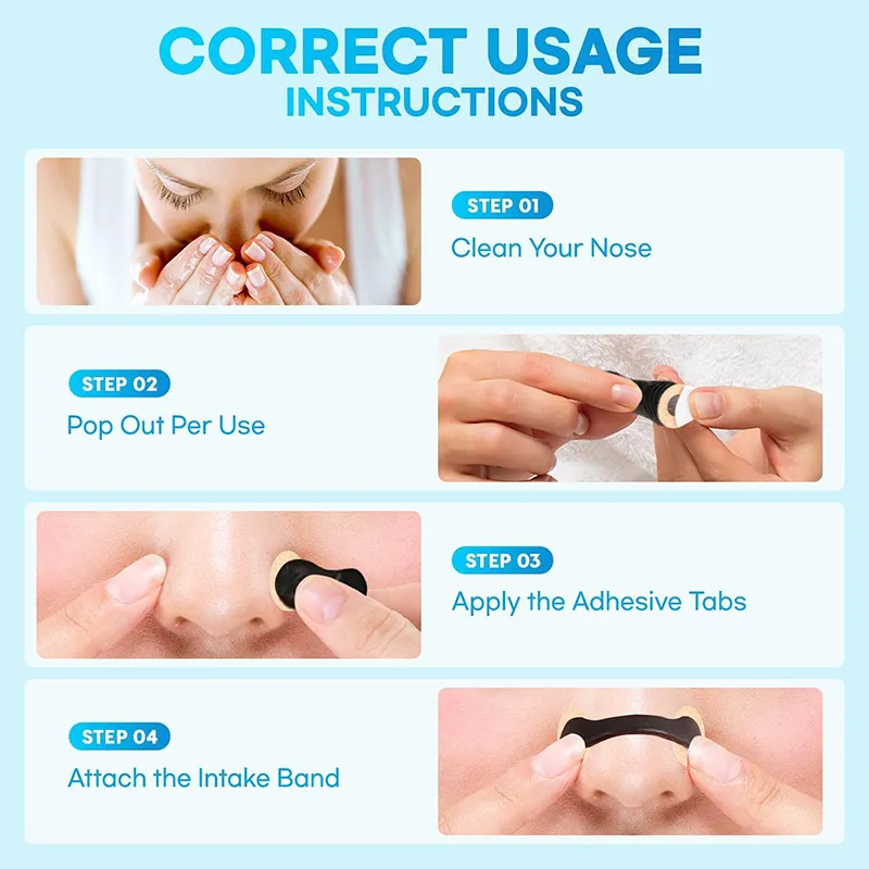 30 PCS Magnetic Nasal Strips for Breathing & Reduced Snoring | Snore Stopper | Improves Sleep Quality, Athletic Performance & Recovery | Sweat-Resistant, Skin-Safe, Hypoallergenic | Boost Oxygen Intake Khaki-6