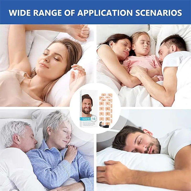 30 PCS Magnetic Nasal Strips for Breathing & Reduced Snoring | Snore Stopper | Improves Sleep Quality, Athletic Performance & Recovery | Sweat-Resistant, Skin-Safe, Hypoallergenic | Boost Oxygen Intake Khaki-8