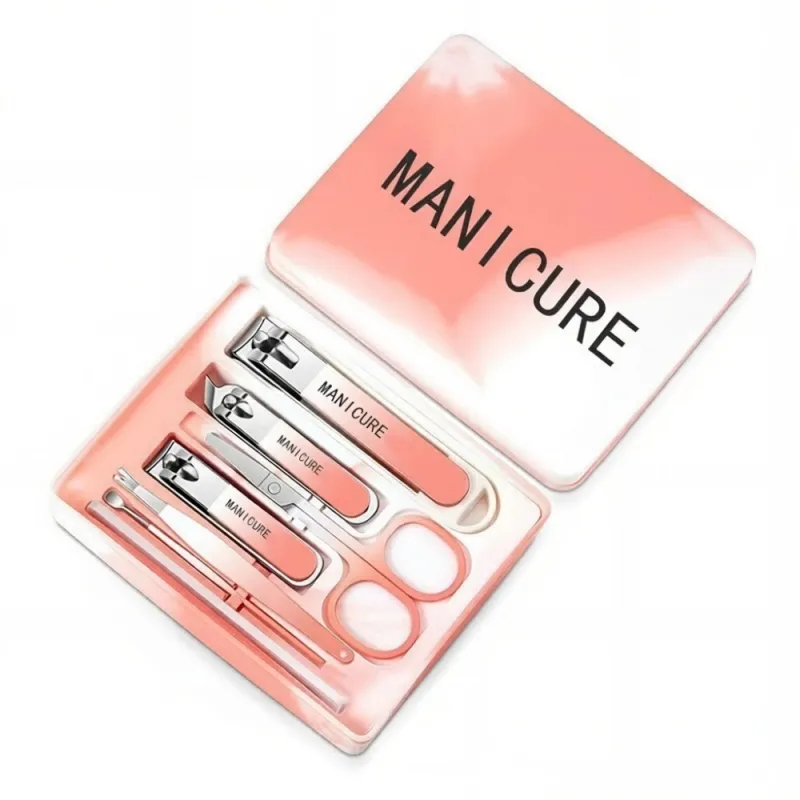 7 in 1 German-made portable anti-splash nail clipper set, nail trimmer, nail art and manicure nail clipper set