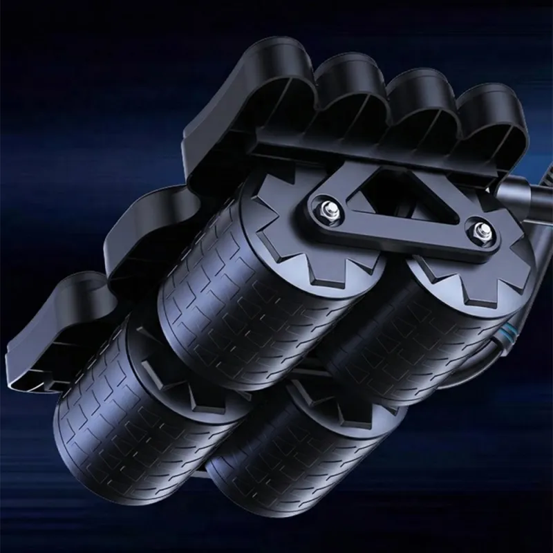 Abs Machine Gym Use Abdominal Core Strength Training 4 Wheel Abdominal Roller Black | Fitness Equipment & Gear | Abdominal Exercisers | 1 Abdominal Roller Wheel Black-3