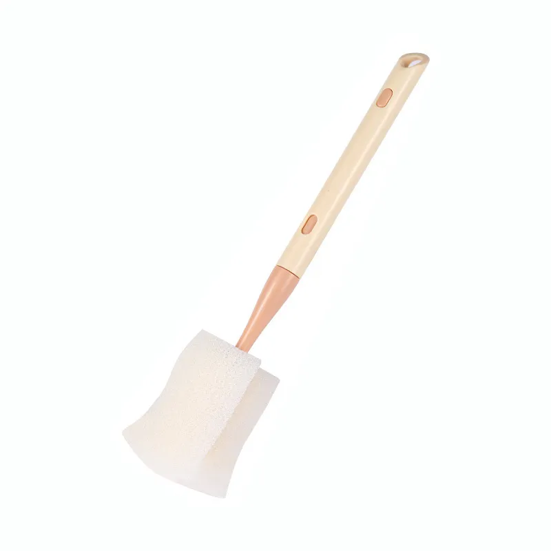Adjustable Sponge Cleaning Brush Cleaner with Plastic Long Handle Cup Feeding Bottle Scrubber Washing