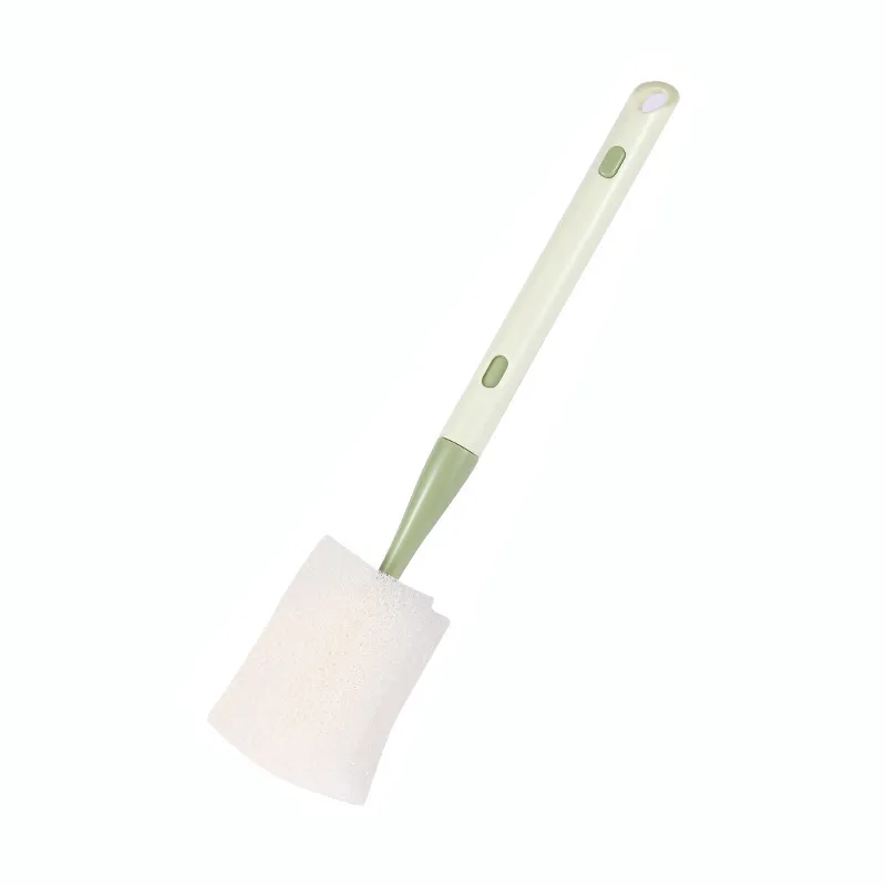 Adjustable Sponge Cleaning Brush Cleaner with Plastic Long Handle Cup Feeding Bottle Scrubber Washing