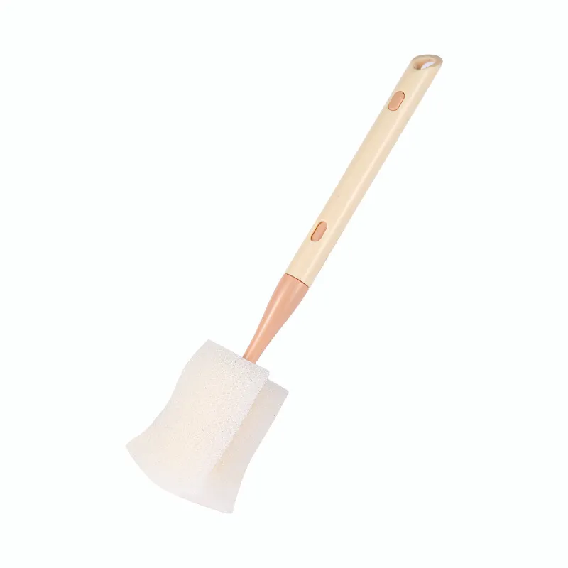 Adjustable Sponge Cleaning Brush Cleaner with Plastic Long Handle Cup Feeding Bottle Scrubber Washing