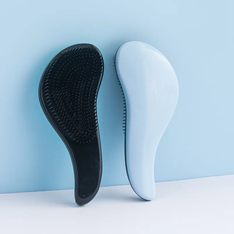 Anti-tangle Soft-Tooth 96 Smooth Hair Comb Head Massage Magic Air Cushion Comb Straight Hair Smoothing Comb Pink S-3