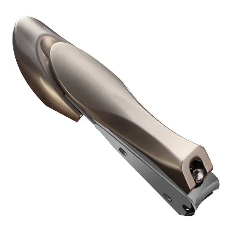 Bionic Mantis Nail Cutter, Brown Large Stainless Steel Sharp Nail Clippers, Nail Cutter With Catcher