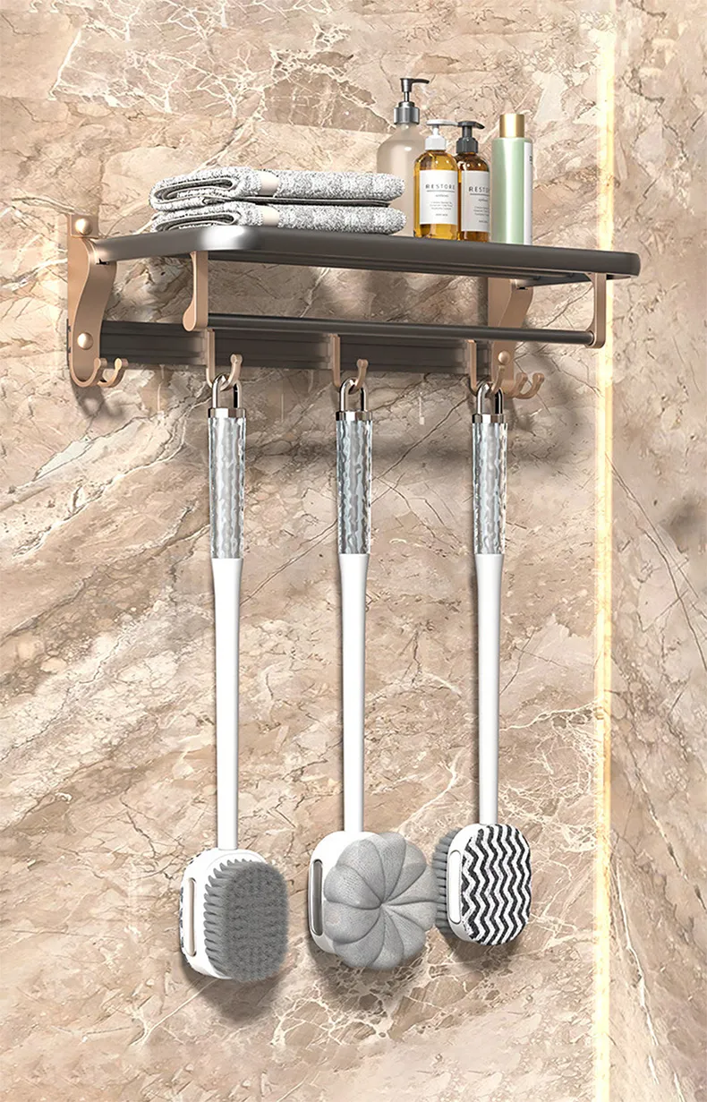 Detachable Multi-Functional Double-Sided Bath Brush with Bath Ball White-1