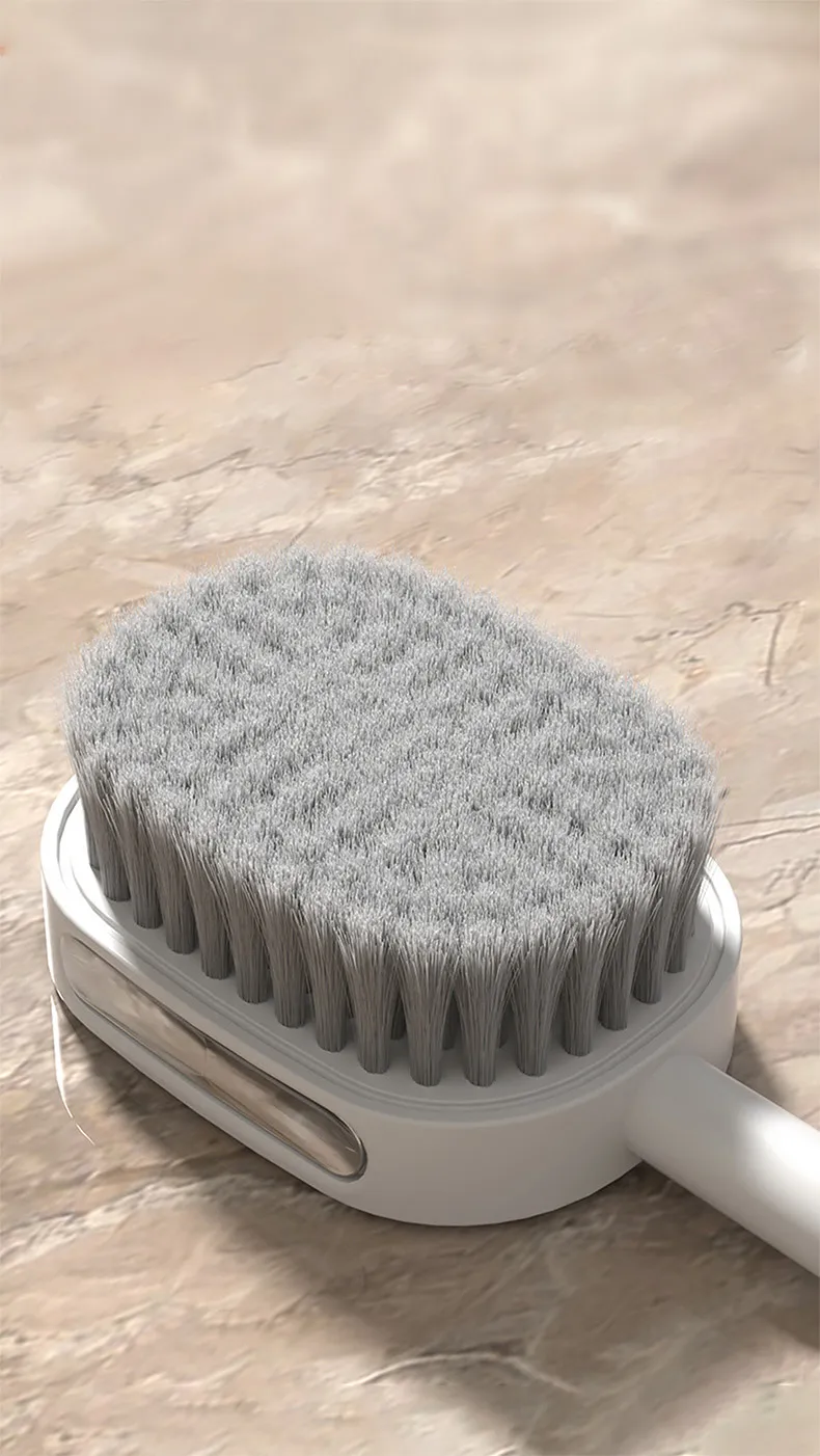 Detachable Multi-Functional Double-Sided Bath Brush with Bath Ball White-5