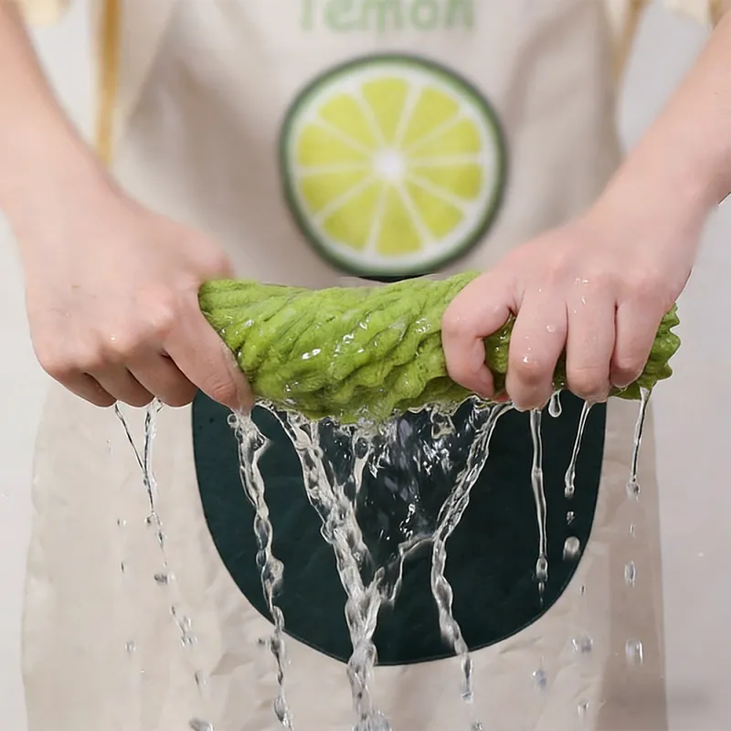 Dishcloth Dish Washing Hand Towels Quick Dry/Absorbent Travel/Spa/Salon Towel for Kitchen Bathroom Kitchen Car Window Pack of-5 Mixed-3