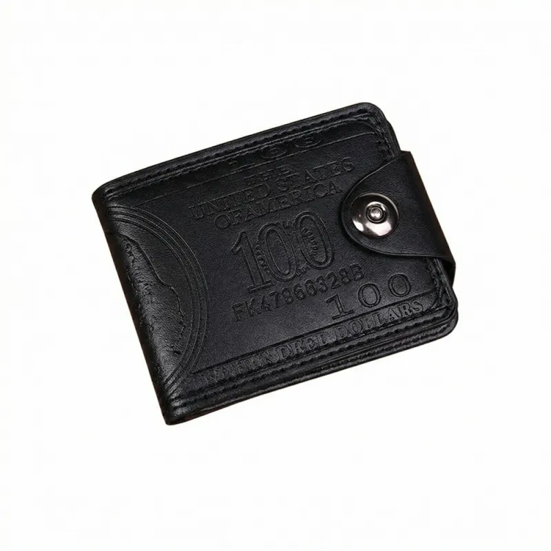 VoVoDeal Luxury $100 Bill Engraved Wallet - Slim RFID Bifold for Prosperous Men