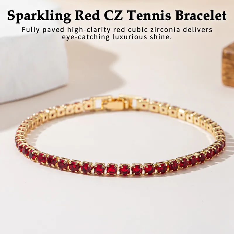 European and American niche light luxury zircon-studded chain, influencer-style fully encrusted bracelet, champagne color, does not fade Gold-2