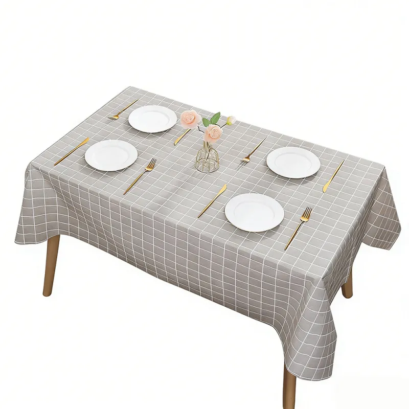 European-style PEVA thickened tablecloth, waterproof and oil-proof, luxury high-end INS-style coffee table cloth