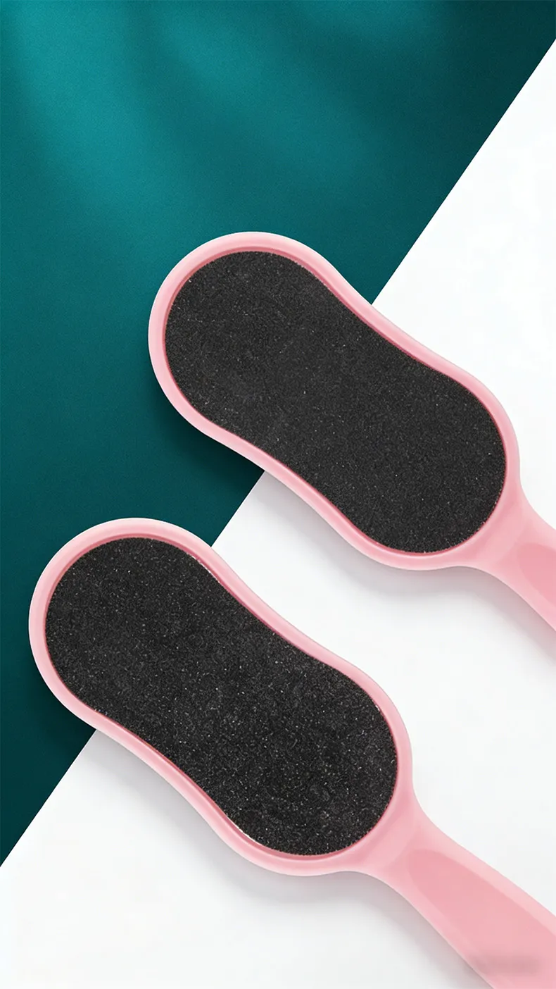 Gourd-shaped sandpaper foot file, foot scrubber, callus remover, foot rasp, foot care tool for removing dead skin and calluses. White-1