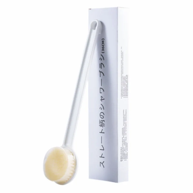 HandleMassage Japanese Style Bath Rubbing Bathing Artifact Long Handle Bath Brush Soft Shower Brush