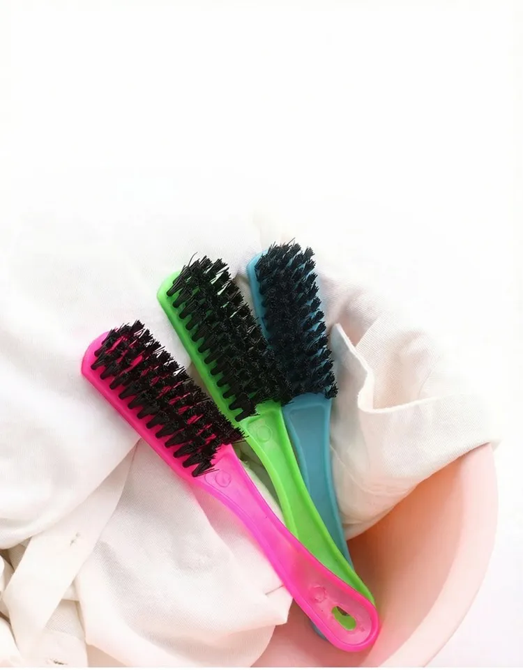 High-quality shoe polish brush, leather shoe brush, plastic shoe brush Blue-5