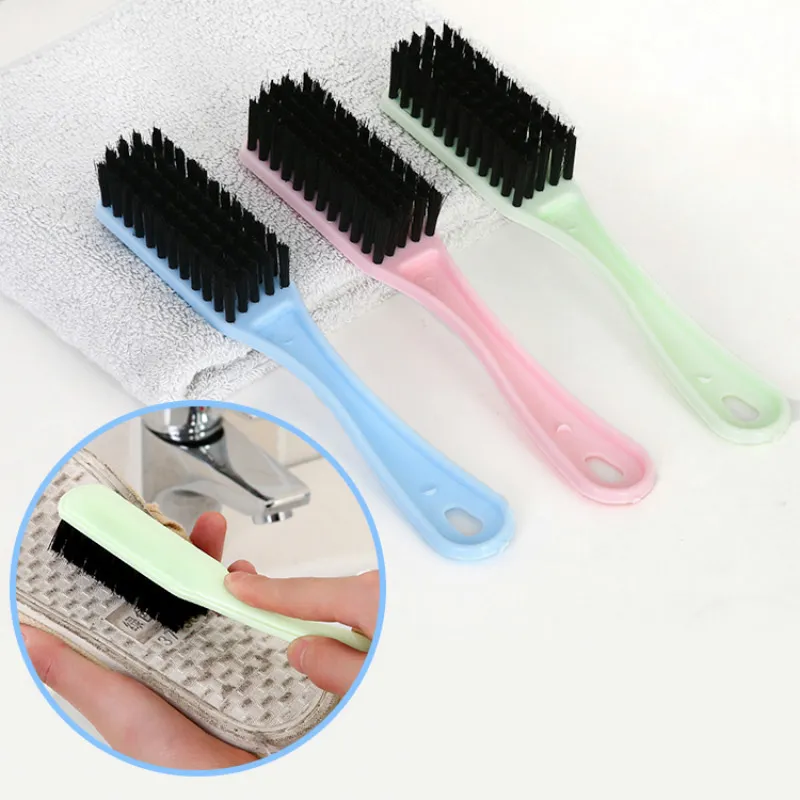 High-quality shoe polish brush, leather shoe brush, plastic shoe brush Pink-3