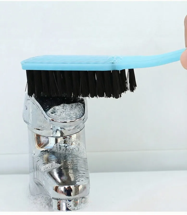 High-quality shoe polish brush, leather shoe brush, plastic shoe brush Green-4