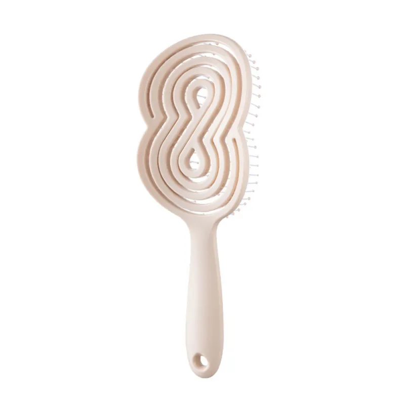 Hollow Smooth Hair Comb for Women, Ribbed Volumizing Styling Massage Comb, Women's Air Cushion Elastic Hollow Comb