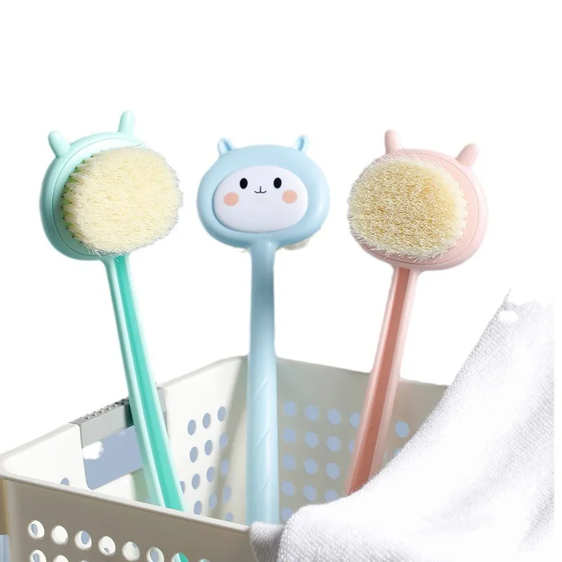 Home Back Scrubbing Tool, Bath Brush for Cleaning and Exfoliating Blue-2