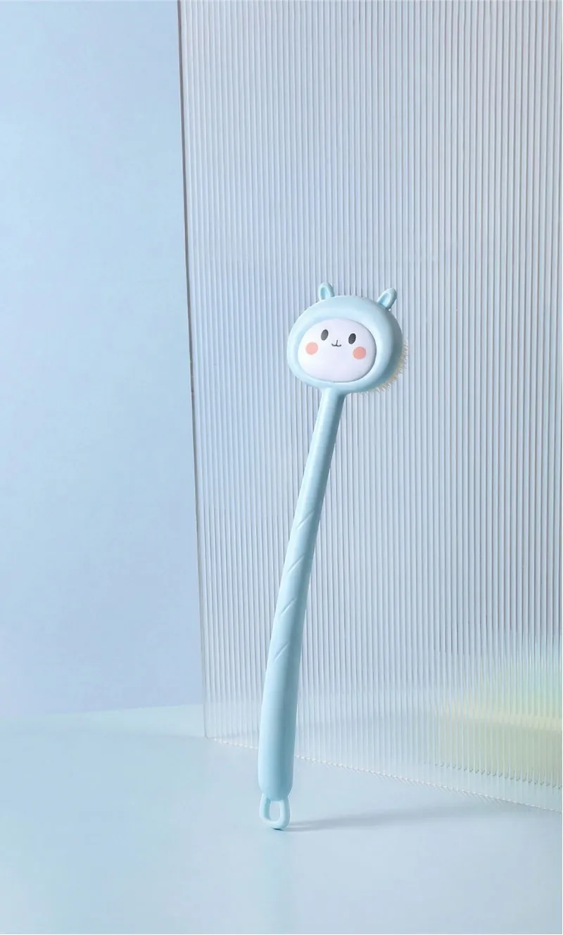 Home Back Scrubbing Tool, Bath Brush for Cleaning and Exfoliating Blue-2