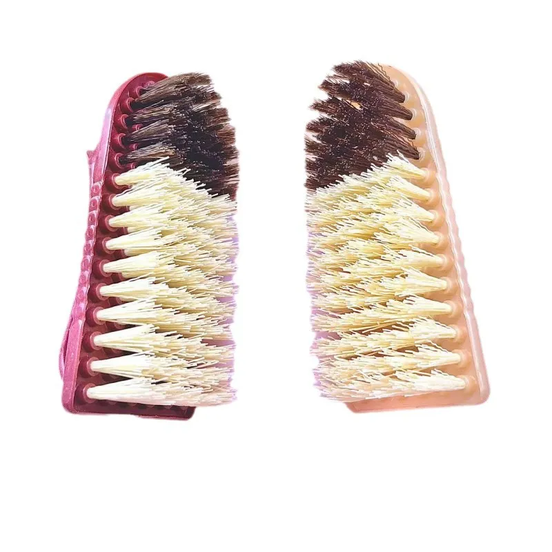 10PCS Household stiff-bristle plastic cleaning brush for clothes and shoes